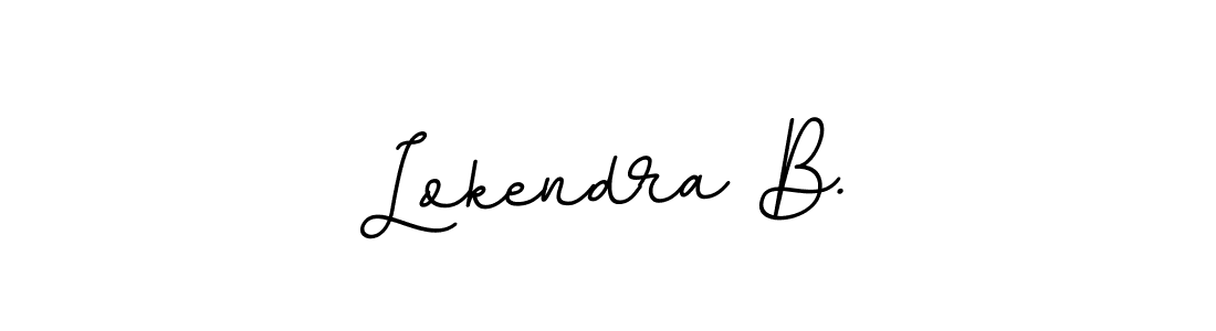 Also we have Lokendra B. name is the best signature style. Create professional handwritten signature collection using BallpointsItalic-DORy9 autograph style. Lokendra B. signature style 11 images and pictures png