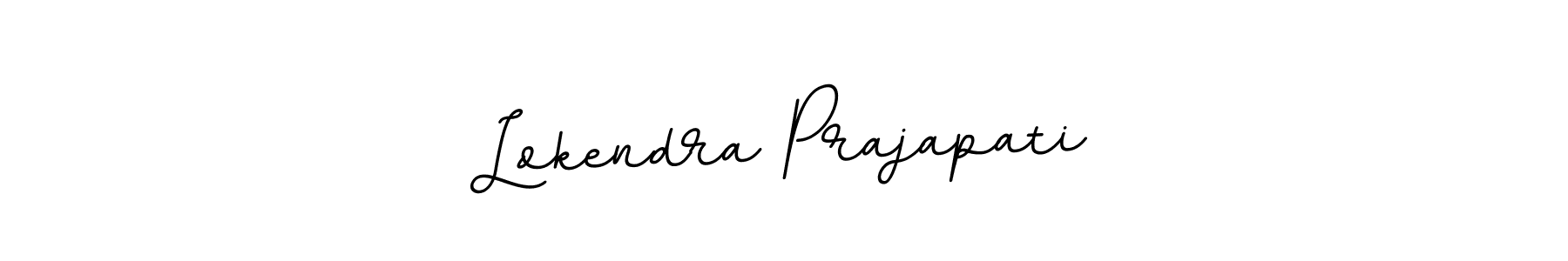 Lokendra Prajapati stylish signature style. Best Handwritten Sign (BallpointsItalic-DORy9) for my name. Handwritten Signature Collection Ideas for my name Lokendra Prajapati. Lokendra Prajapati signature style 11 images and pictures png