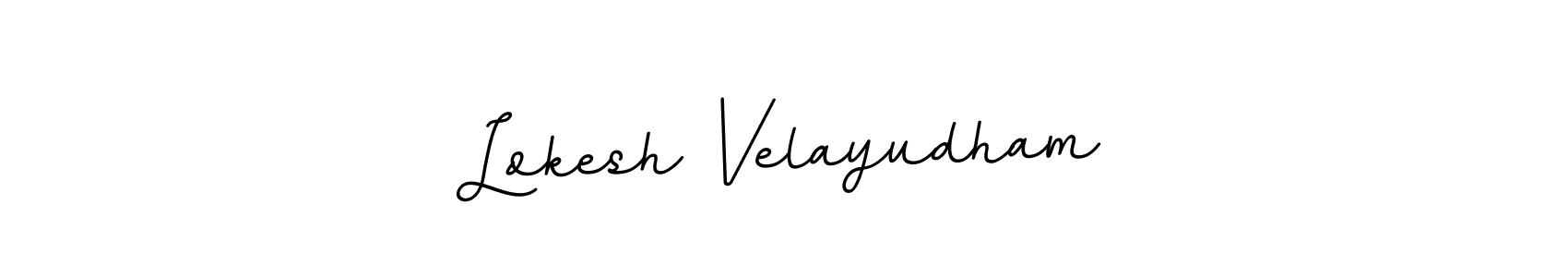 Design your own signature with our free online signature maker. With this signature software, you can create a handwritten (BallpointsItalic-DORy9) signature for name Lokesh Velayudham. Lokesh Velayudham signature style 11 images and pictures png