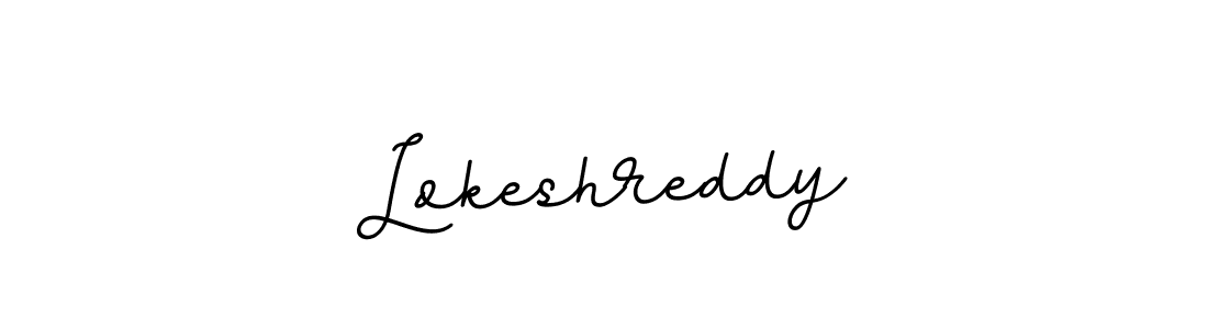 Lokeshreddy stylish signature style. Best Handwritten Sign (BallpointsItalic-DORy9) for my name. Handwritten Signature Collection Ideas for my name Lokeshreddy. Lokeshreddy signature style 11 images and pictures png