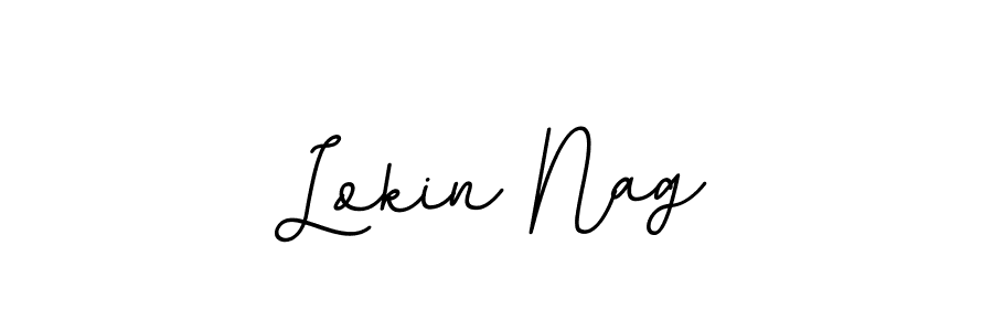 Design your own signature with our free online signature maker. With this signature software, you can create a handwritten (BallpointsItalic-DORy9) signature for name Lokin Nag. Lokin Nag signature style 11 images and pictures png