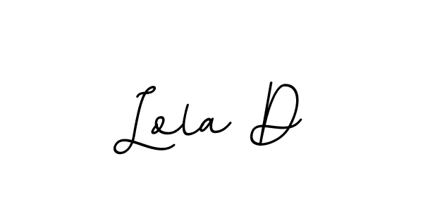 The best way (BallpointsItalic-DORy9) to make a short signature is to pick only two or three words in your name. The name Lola D include a total of six letters. For converting this name. Lola D signature style 11 images and pictures png