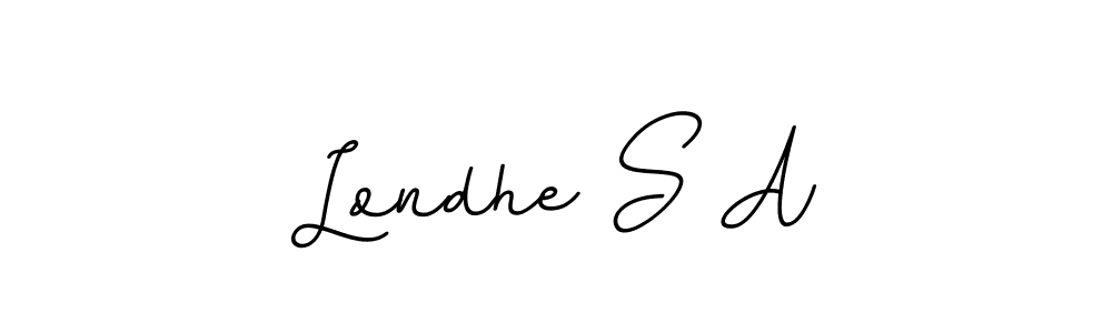 Make a beautiful signature design for name Londhe S A. Use this online signature maker to create a handwritten signature for free. Londhe S A signature style 11 images and pictures png