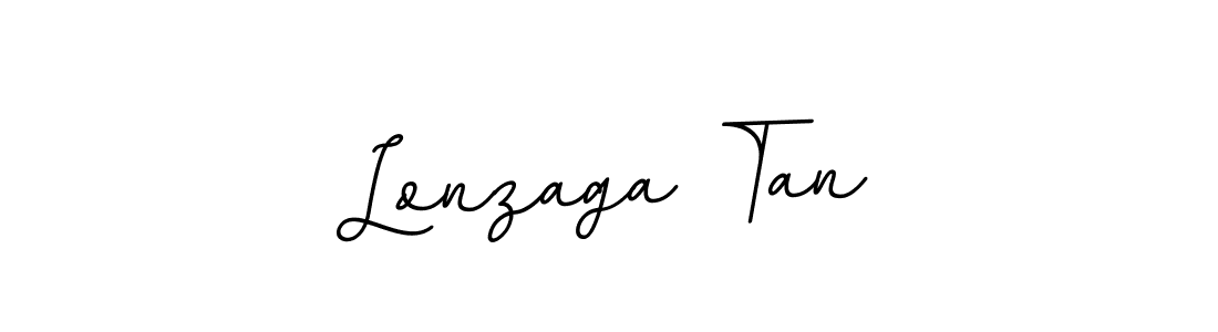 Make a beautiful signature design for name Lonzaga Tan. With this signature (BallpointsItalic-DORy9) style, you can create a handwritten signature for free. Lonzaga Tan signature style 11 images and pictures png