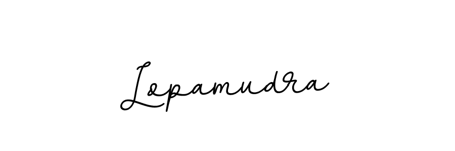 Design your own signature with our free online signature maker. With this signature software, you can create a handwritten (BallpointsItalic-DORy9) signature for name Lopamudra. Lopamudra signature style 11 images and pictures png