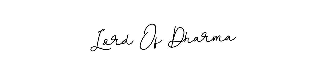 Create a beautiful signature design for name Lord Of Dharma. With this signature (BallpointsItalic-DORy9) fonts, you can make a handwritten signature for free. Lord Of Dharma signature style 11 images and pictures png