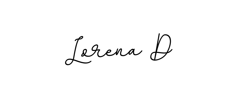 You should practise on your own different ways (BallpointsItalic-DORy9) to write your name (Lorena D) in signature. don't let someone else do it for you. Lorena D signature style 11 images and pictures png