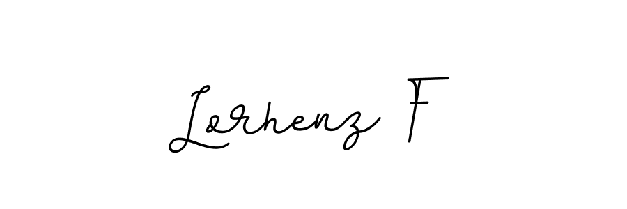 Make a beautiful signature design for name Lorhenz F. With this signature (BallpointsItalic-DORy9) style, you can create a handwritten signature for free. Lorhenz F signature style 11 images and pictures png