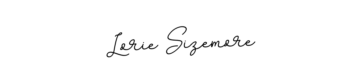 This is the best signature style for the Lorie Sizemore name. Also you like these signature font (BallpointsItalic-DORy9). Mix name signature. Lorie Sizemore signature style 11 images and pictures png