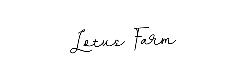 Lotus Farm stylish signature style. Best Handwritten Sign (BallpointsItalic-DORy9) for my name. Handwritten Signature Collection Ideas for my name Lotus Farm. Lotus Farm signature style 11 images and pictures png