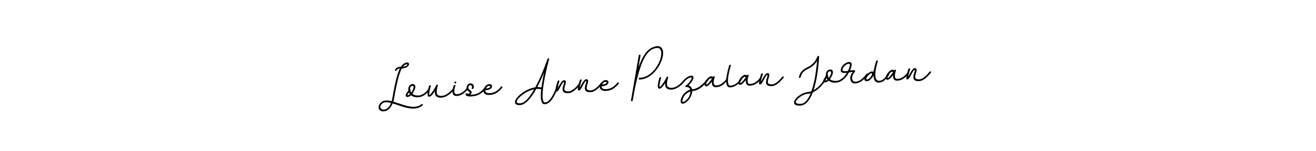 Similarly BallpointsItalic-DORy9 is the best handwritten signature design. Signature creator online .You can use it as an online autograph creator for name Louise Anne Puzalan Jordan. Louise Anne Puzalan Jordan signature style 11 images and pictures png
