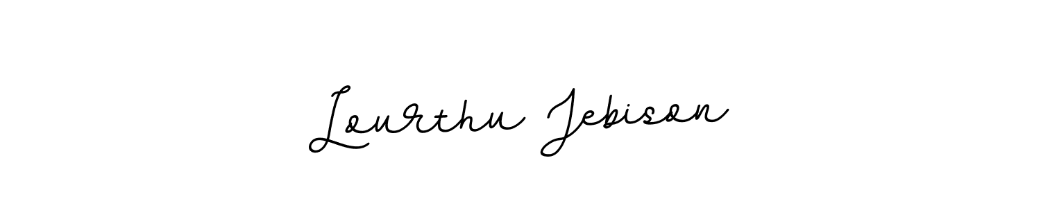 Lourthu Jebison stylish signature style. Best Handwritten Sign (BallpointsItalic-DORy9) for my name. Handwritten Signature Collection Ideas for my name Lourthu Jebison. Lourthu Jebison signature style 11 images and pictures png