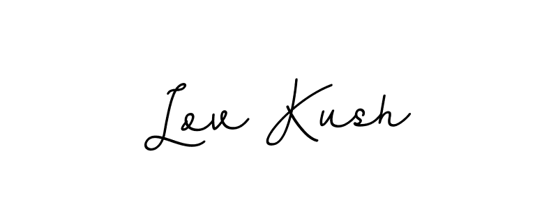 How to make Lov Kush signature? BallpointsItalic-DORy9 is a professional autograph style. Create handwritten signature for Lov Kush name. Lov Kush signature style 11 images and pictures png