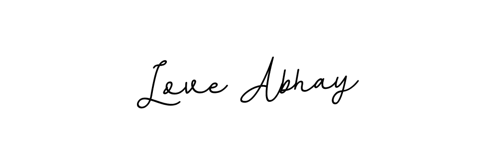 Also we have Love Abhay name is the best signature style. Create professional handwritten signature collection using BallpointsItalic-DORy9 autograph style. Love Abhay signature style 11 images and pictures png