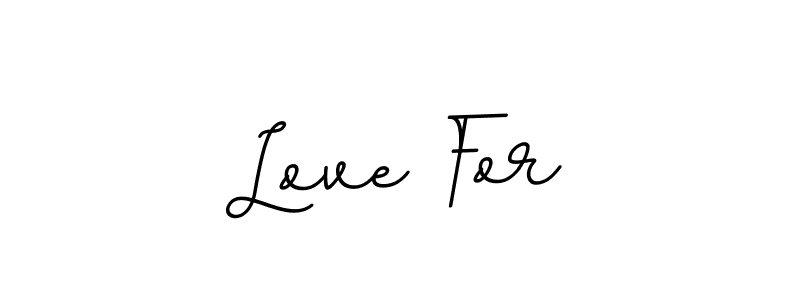 It looks lik you need a new signature style for name Love For. Design unique handwritten (BallpointsItalic-DORy9) signature with our free signature maker in just a few clicks. Love For signature style 11 images and pictures png