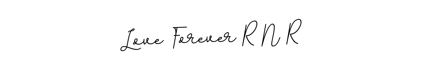 How to make Love Forever R N R signature? BallpointsItalic-DORy9 is a professional autograph style. Create handwritten signature for Love Forever R N R name. Love Forever R N R signature style 11 images and pictures png