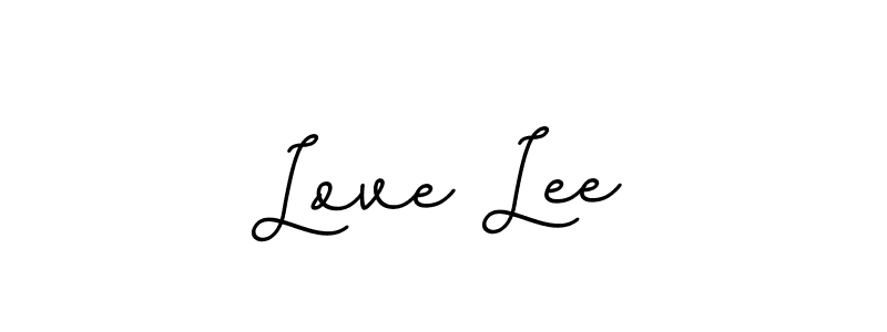 Create a beautiful signature design for name Love Lee. With this signature (BallpointsItalic-DORy9) fonts, you can make a handwritten signature for free. Love Lee signature style 11 images and pictures png