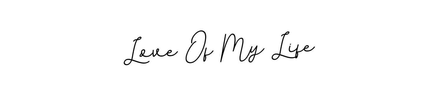This is the best signature style for the Love Of My Life name. Also you like these signature font (BallpointsItalic-DORy9). Mix name signature. Love Of My Life signature style 11 images and pictures png
