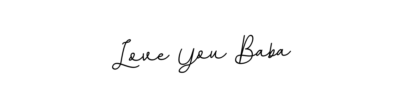 Make a beautiful signature design for name Love You Baba. With this signature (BallpointsItalic-DORy9) style, you can create a handwritten signature for free. Love You Baba signature style 11 images and pictures png