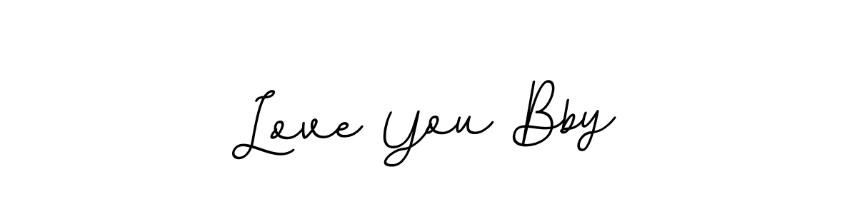 BallpointsItalic-DORy9 is a professional signature style that is perfect for those who want to add a touch of class to their signature. It is also a great choice for those who want to make their signature more unique. Get Love You Bby name to fancy signature for free. Love You Bby signature style 11 images and pictures png