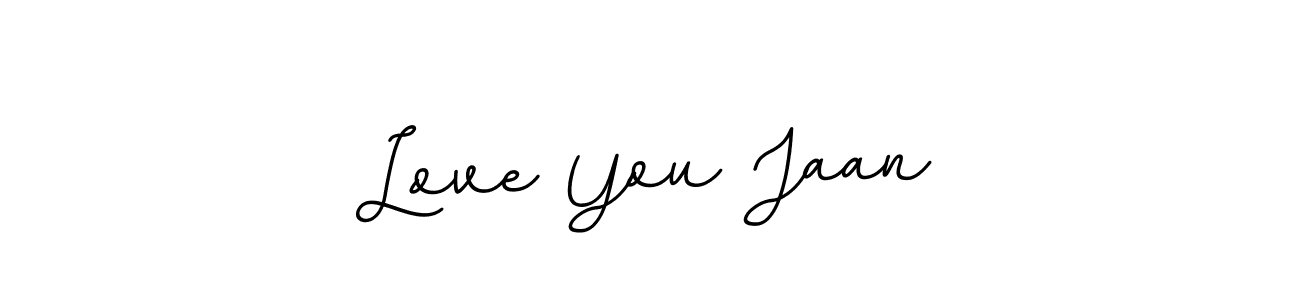 Create a beautiful signature design for name Love You Jaan. With this signature (BallpointsItalic-DORy9) fonts, you can make a handwritten signature for free. Love You Jaan signature style 11 images and pictures png