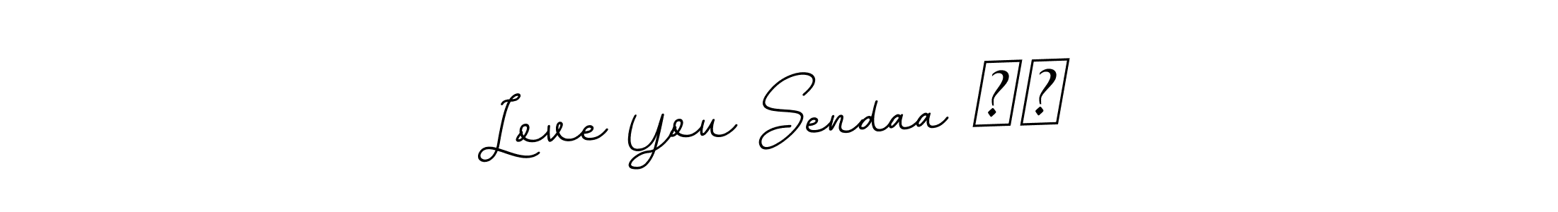 Use a signature maker to create a handwritten signature online. With this signature software, you can design (BallpointsItalic-DORy9) your own signature for name Love You Sendaa ❤️. Love You Sendaa ❤️ signature style 11 images and pictures png