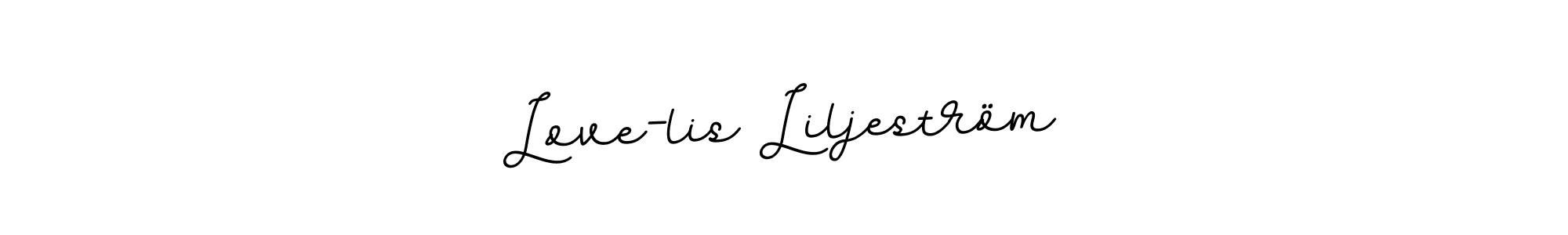 Make a beautiful signature design for name Love-lis Liljeström. With this signature (BallpointsItalic-DORy9) style, you can create a handwritten signature for free. Love-lis Liljeström signature style 11 images and pictures png