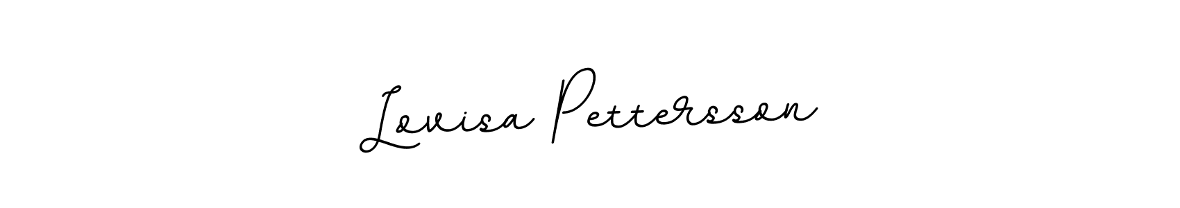 How to make Lovisa Pettersson name signature. Use BallpointsItalic-DORy9 style for creating short signs online. This is the latest handwritten sign. Lovisa Pettersson signature style 11 images and pictures png