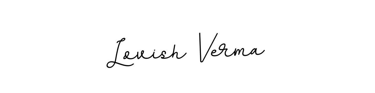 How to Draw Lovish Verma signature style? BallpointsItalic-DORy9 is a latest design signature styles for name Lovish Verma. Lovish Verma signature style 11 images and pictures png