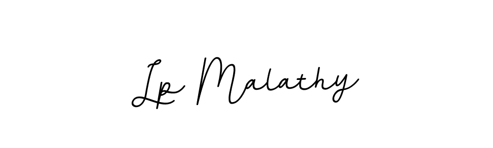 Create a beautiful signature design for name Lp Malathy. With this signature (BallpointsItalic-DORy9) fonts, you can make a handwritten signature for free. Lp Malathy signature style 11 images and pictures png