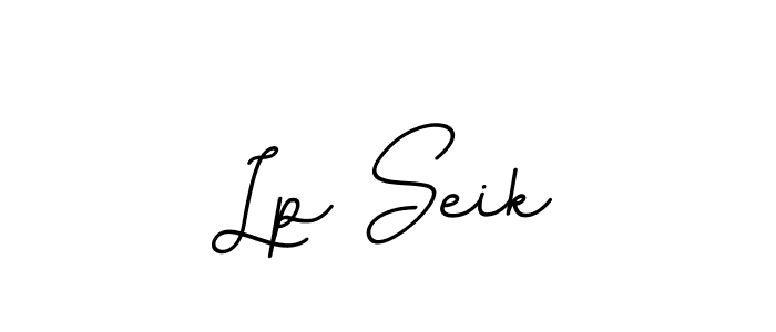 Design your own signature with our free online signature maker. With this signature software, you can create a handwritten (BallpointsItalic-DORy9) signature for name Lp Seik. Lp Seik signature style 11 images and pictures png