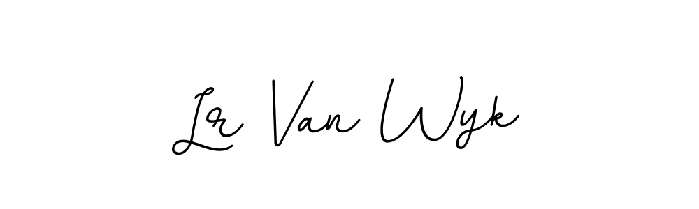 You should practise on your own different ways (BallpointsItalic-DORy9) to write your name (Lr Van Wyk) in signature. don't let someone else do it for you. Lr Van Wyk signature style 11 images and pictures png