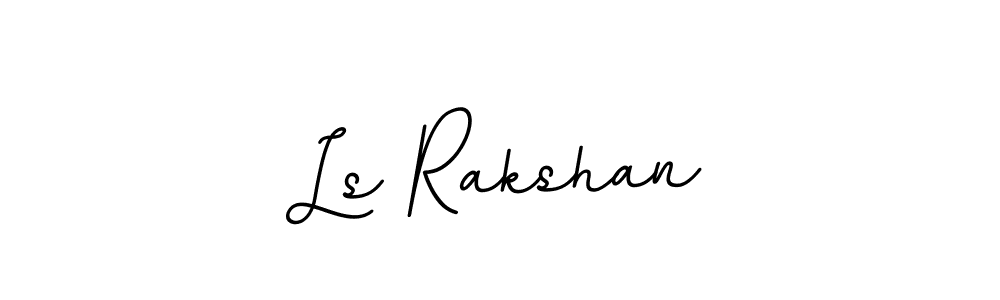 It looks lik you need a new signature style for name Ls Rakshan. Design unique handwritten (BallpointsItalic-DORy9) signature with our free signature maker in just a few clicks. Ls Rakshan signature style 11 images and pictures png