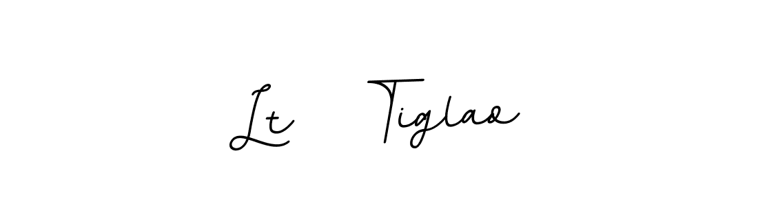 How to make Lt   Tiglao signature? BallpointsItalic-DORy9 is a professional autograph style. Create handwritten signature for Lt   Tiglao name. Lt   Tiglao signature style 11 images and pictures png