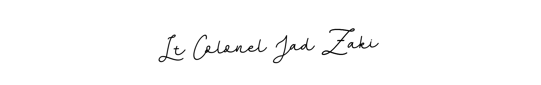 Also we have Lt Colonel Jad Zaki name is the best signature style. Create professional handwritten signature collection using BallpointsItalic-DORy9 autograph style. Lt Colonel Jad Zaki signature style 11 images and pictures png