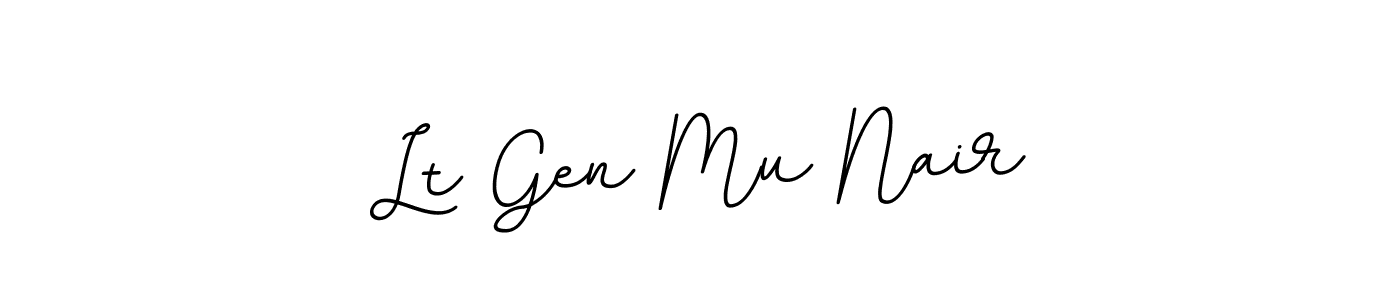 Also You can easily find your signature by using the search form. We will create Lt Gen Mu Nair name handwritten signature images for you free of cost using BallpointsItalic-DORy9 sign style. Lt Gen Mu Nair signature style 11 images and pictures png