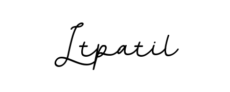 The best way (BallpointsItalic-DORy9) to make a short signature is to pick only two or three words in your name. For converting this name Ltpatil. Ltpatil signature style 11 images and pictures png