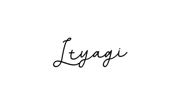 Similarly BallpointsItalic-DORy9 is the best handwritten signature design. Signature creator online .You can use it as an online autograph creator for name Ltyagi. Ltyagi signature style 11 images and pictures png