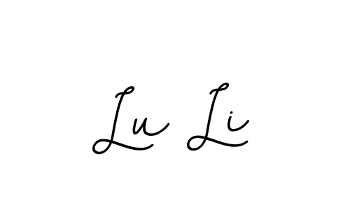 Use a signature maker to create a handwritten signature online. With this signature software, you can design (BallpointsItalic-DORy9) your own signature for name Lu Li. Lu Li signature style 11 images and pictures png