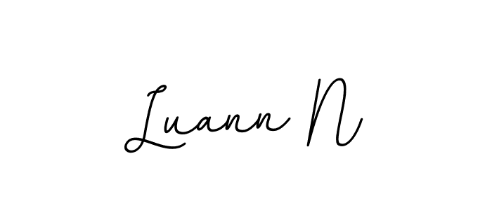Best and Professional Signature Style for Luann N. BallpointsItalic-DORy9 Best Signature Style Collection. Luann N signature style 11 images and pictures png