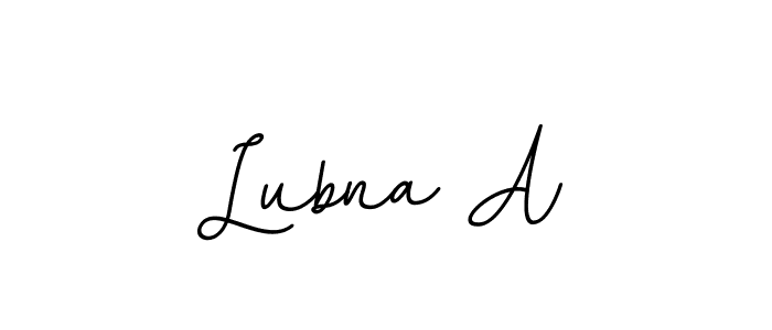 How to make Lubna A signature? BallpointsItalic-DORy9 is a professional autograph style. Create handwritten signature for Lubna A name. Lubna A signature style 11 images and pictures png