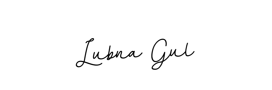 Make a beautiful signature design for name Lubna Gul. With this signature (BallpointsItalic-DORy9) style, you can create a handwritten signature for free. Lubna Gul signature style 11 images and pictures png