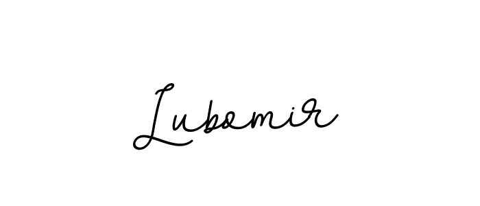 Make a beautiful signature design for name Lubomir. With this signature (BallpointsItalic-DORy9) style, you can create a handwritten signature for free. Lubomir signature style 11 images and pictures png