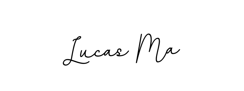 Create a beautiful signature design for name Lucas Ma. With this signature (BallpointsItalic-DORy9) fonts, you can make a handwritten signature for free. Lucas Ma signature style 11 images and pictures png