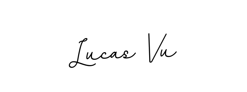 You should practise on your own different ways (BallpointsItalic-DORy9) to write your name (Lucas Vu) in signature. don't let someone else do it for you. Lucas Vu signature style 11 images and pictures png