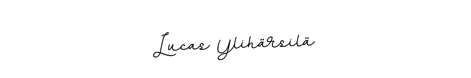 Make a beautiful signature design for name Lucas Ylihärsilä. With this signature (BallpointsItalic-DORy9) style, you can create a handwritten signature for free. Lucas Ylihärsilä signature style 11 images and pictures png