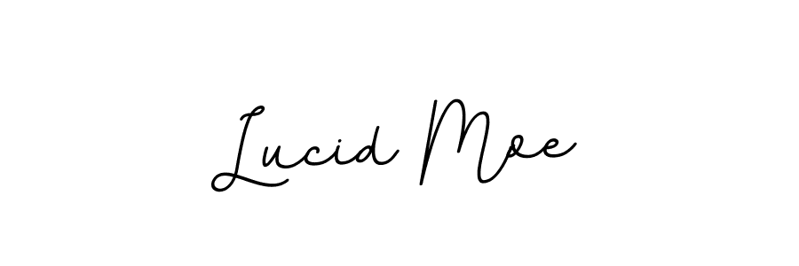 How to make Lucid Moe signature? BallpointsItalic-DORy9 is a professional autograph style. Create handwritten signature for Lucid Moe name. Lucid Moe signature style 11 images and pictures png