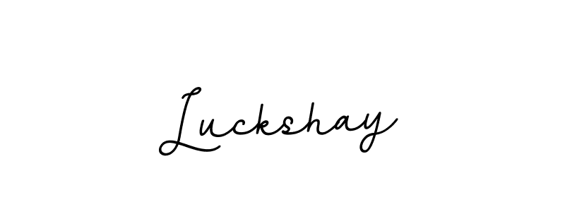 if you are searching for the best signature style for your name Luckshay. so please give up your signature search. here we have designed multiple signature styles  using BallpointsItalic-DORy9. Luckshay signature style 11 images and pictures png