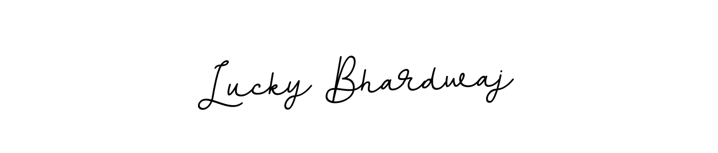 Similarly BallpointsItalic-DORy9 is the best handwritten signature design. Signature creator online .You can use it as an online autograph creator for name Lucky Bhardwaj. Lucky Bhardwaj signature style 11 images and pictures png