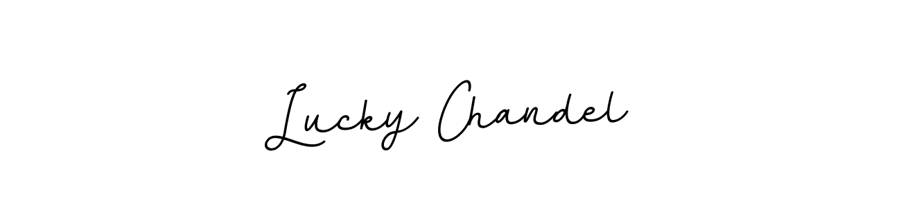 Also we have Lucky Chandel name is the best signature style. Create professional handwritten signature collection using BallpointsItalic-DORy9 autograph style. Lucky Chandel signature style 11 images and pictures png